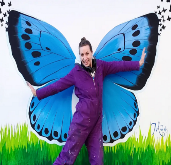 Plymouth artist Ellie Johnson wins award for murals work