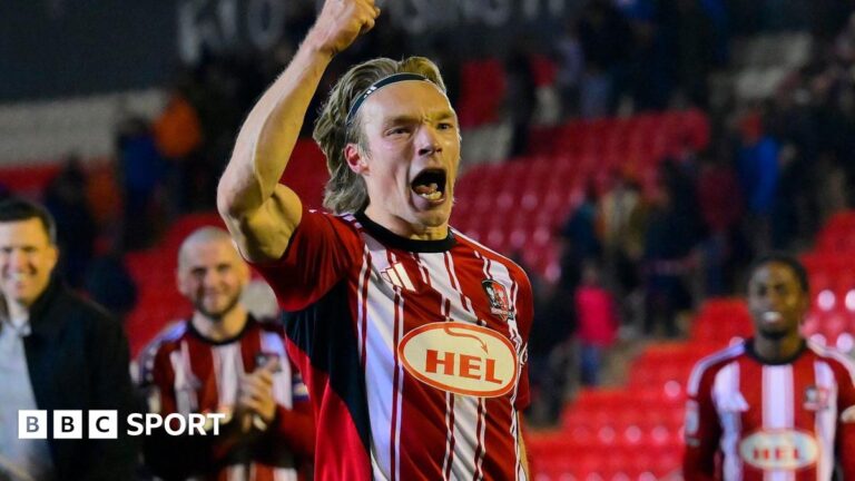 Read more about the article Ilmari Niskanen: ‘Fantastic’ Exeter City winger wins manager plaudits