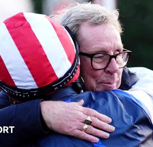 King George VI Chase: Harry Redknapp’s The Jukebox Man wins photo-finish at Kempton Park
