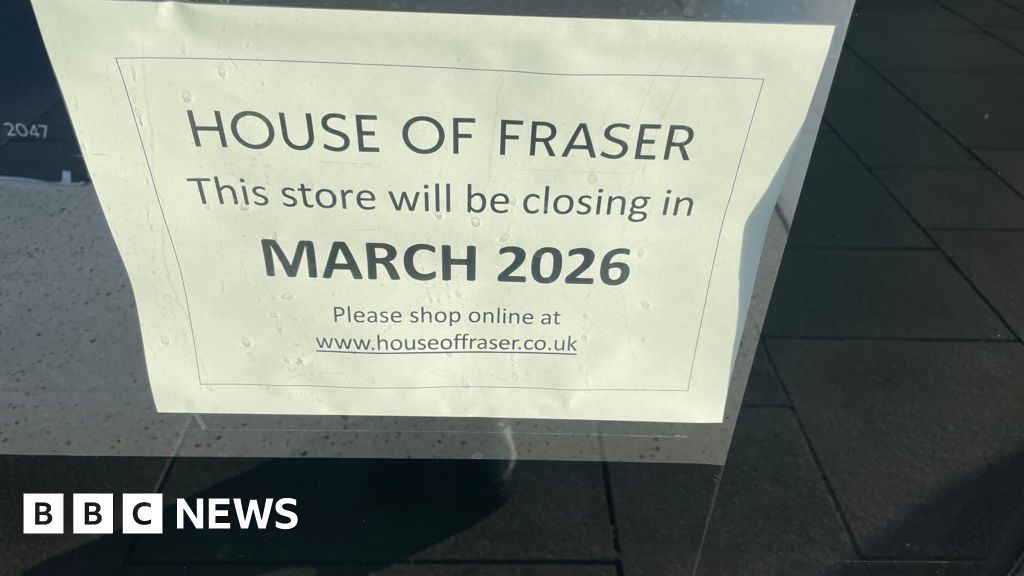 You are currently viewing Closing down signs in Plymouth’s House of Fraser store