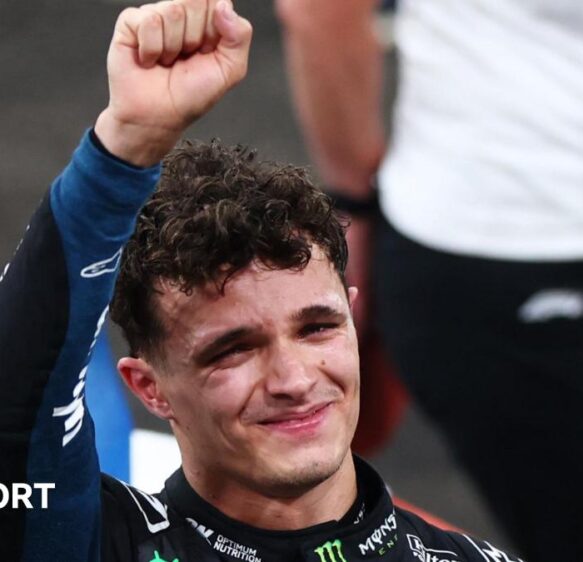 Lando Norris wins F1 drivers’ title in Abu Dhabi Grand Prix won by Max Verstappen