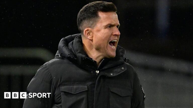 Read more about the article Gary Caldwell: Exeter City ‘outclassed’ in Vertu Trophy loss, says boss
