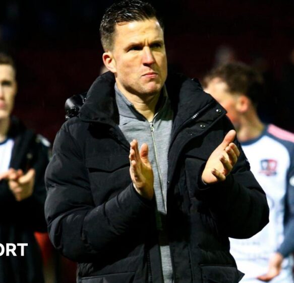 Gary Caldwell: Exeter City boss proud of performance in Bradford City loss
