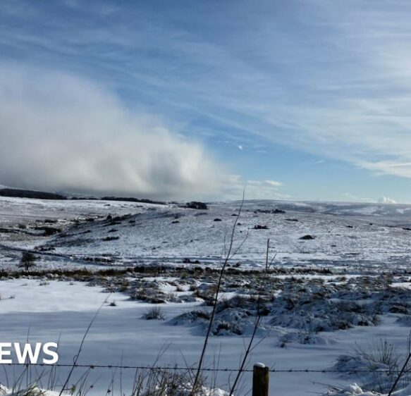 ‘Chance of snow’ in South West on cold Christmas Day