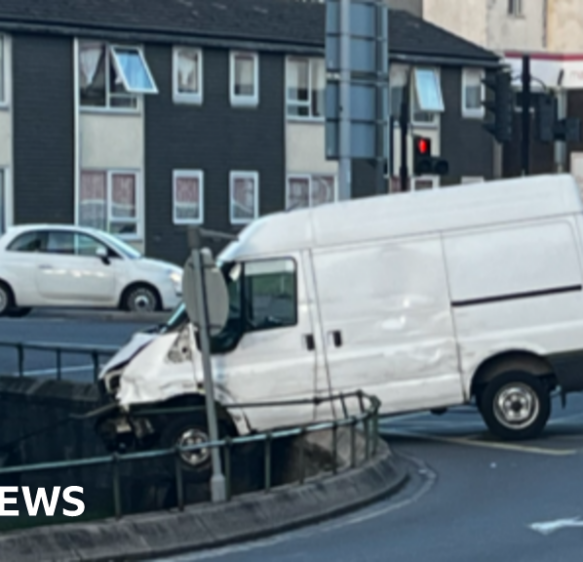 Plymouth man jailed for crashing stolen van into church barriers
