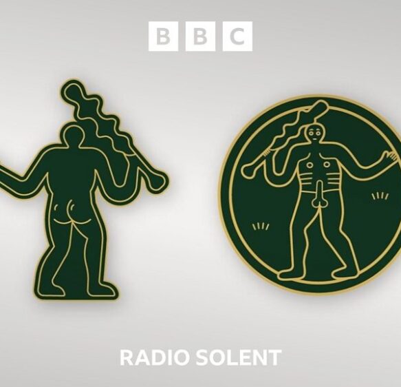 Behind the Cerne Abbas Giant's 'behind'