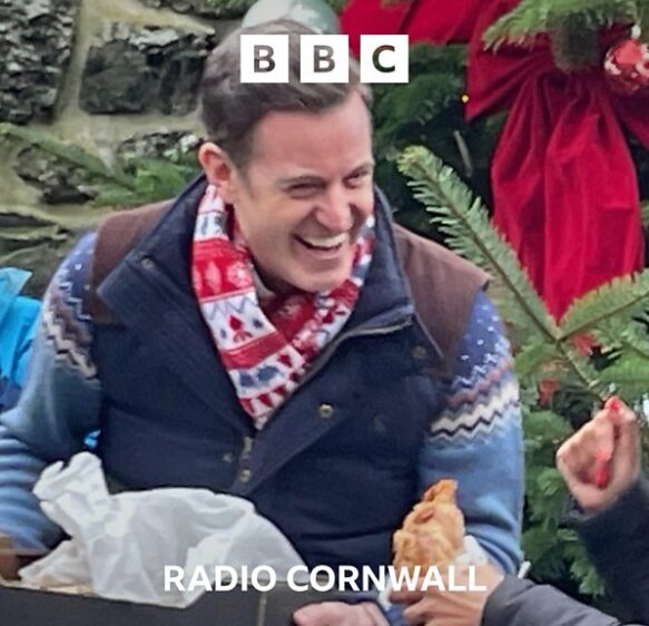Matt Baker in Cadgwith for ‘Countryfile’ Christmas