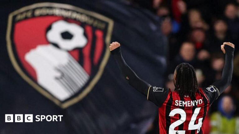 Read more about the article Antoine Semenyo celebrates fairytale Bournemouth moment before expected Man City move