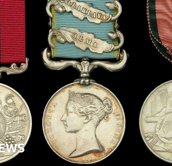 Medal of Devon soldier who guarded Florence Nightingale auctioned