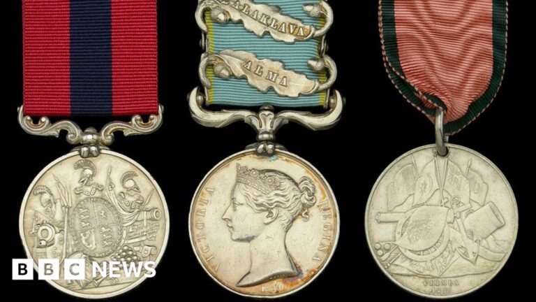 Read more about the article Medal of Devon soldier who guarded Florence Nightingale auctioned