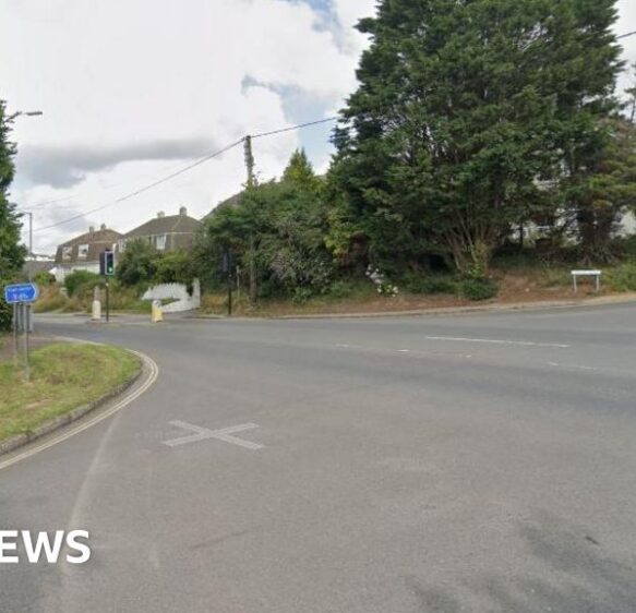 Pedestrian seriously injured in A390 crash