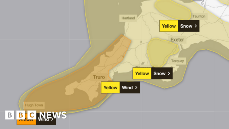 Read more about the article Storm Goretti set to lash Devon and Cornwall with 100mph winds