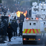 Poll shows alarming support in north of Ireland for racist rioters